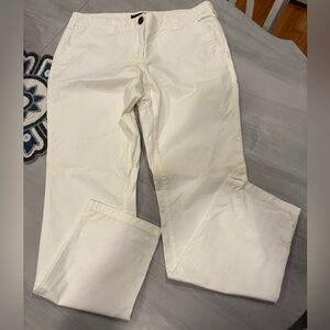 Women’s Willi Smith White Cotton Chino Pants Sz 8